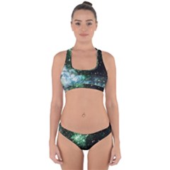 Space Colors Cross Back Hipster Bikini Set