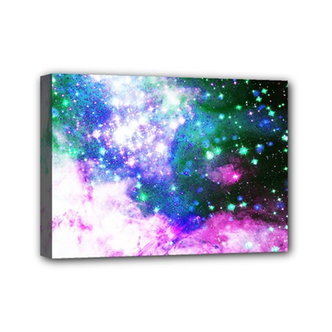 Space Colors Mini Canvas 7  X 5 