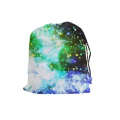 Space Colors Drawstring Pouches (large) 