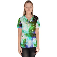 Space Colors Scrub Top