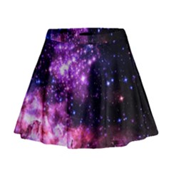 Space Colors Mini Flare Skirt by ValentinaDesign