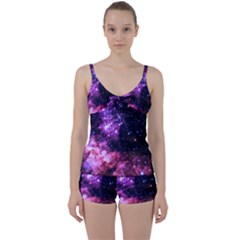 Space Colors Tie Front Two Piece Tankini by ValentinaDesign