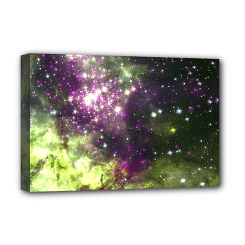 Space Colors Deluxe Canvas 18  X 12   by ValentinaDesign