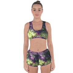 Space Colors Racerback Boyleg Bikini Set