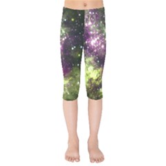 Space Colors Kids  Capri Leggings 