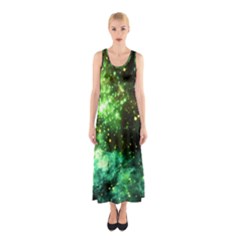 Space Colors Sleeveless Maxi Dress by ValentinaDesign