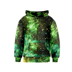 Space Colors Kids  Zipper Hoodie by ValentinaDesign