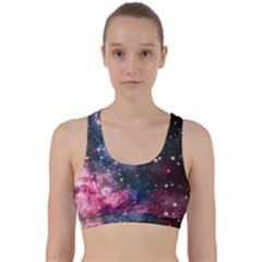 Space Colors Back Weave Sports Bra