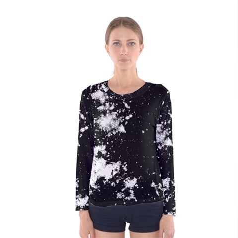 Space Colors Women s Long Sleeve Tee by ValentinaDesign