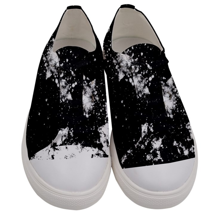 Space colors Men s Low Top Canvas Sneakers