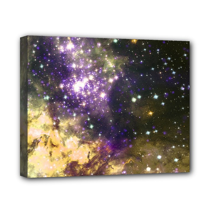 Space colors Canvas 10  x 8 