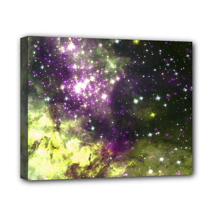 Space colors Canvas 10  x 8 