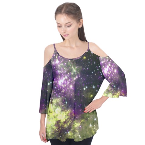 Space Colors Flutter Tees by ValentinaDesign