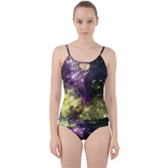 Space Colors Cut Out Top Tankini Set by ValentinaDesign