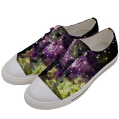 Space Colors Men s Low Top Canvas Sneakers by ValentinaDesign