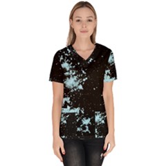 Space Colors Scrub Top