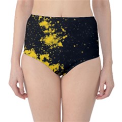 Space Colors High-waist Bikini Bottoms by ValentinaDesign