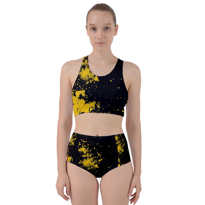 Space colors Racer Back Bikini Set