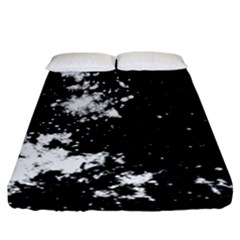 Space colors Fitted Sheet (California King Size)