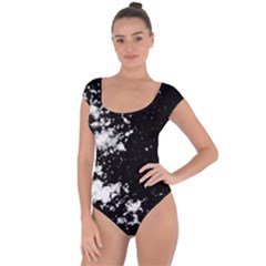 Space colors Short Sleeve Leotard 