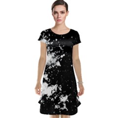 Space colors Cap Sleeve Nightdress