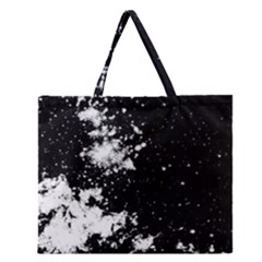 Space colors Zipper Large Tote Bag