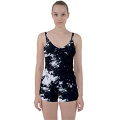 Space Colors Tie Front Two Piece Tankini by ValentinaDesign