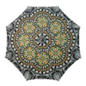 High Contrast Mandala Golf Umbrellas View1