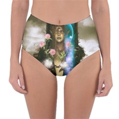 The Wonderful Women Of Earth Reversible High-waist Bikini Bottoms