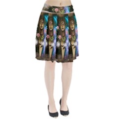 The Wonderful Women Of Earth Pleated Skirt by FantasyWorld7