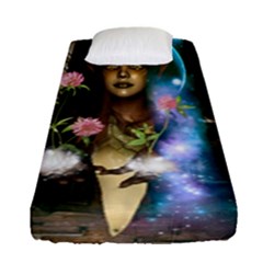 The Wonderful Women Of Earth Fitted Sheet (single Size) by FantasyWorld7