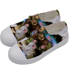 The Wonderful Women Of Earth Kids  Low Top Canvas Sneakers by FantasyWorld7