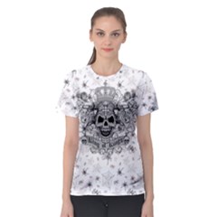 Ivory King Of Skulls Women s Sport Mesh Tee