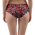 Splatter Abstract Texture Reversible Mid-Waist Bikini Bottoms View2