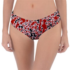 Splatter Abstract Texture Reversible Classic Bikini Bottoms by dflcprints