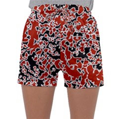 Splatter Abstract Texture Sleepwear Shorts by dflcprints