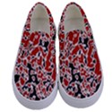 Splatter Abstract Texture Kids  Canvas Slip Ons View1