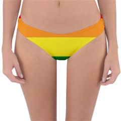 Pride Flag Reversible Hipster Bikini Bottoms