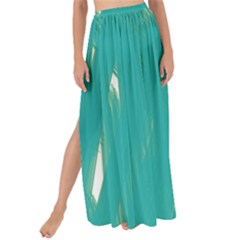 Background Green Abstract Maxi Chiffon Tie-up Sarong