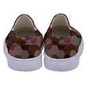 Brown Background Layout Polygon Kids  Canvas Slip Ons View4