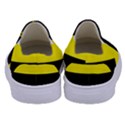 Flower Land Yellow Black Design Kids  Canvas Slip Ons View4