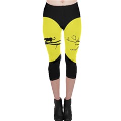 Jaguar Puma Animal Panther Cat Capri Leggings  by Nexatart