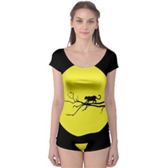 Jaguar Puma Animal Panther Cat Boyleg Leotard  by Nexatart