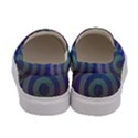 Blue Green Abstract Background Women s Canvas Slip Ons View4