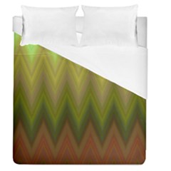 Zig Zag Chevron Classic Pattern Duvet Cover (queen Size) by Nexatart