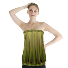 Zig Zag Chevron Classic Pattern Strapless Top by Nexatart