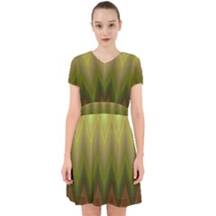 Zig Zag Chevron Classic Pattern Adorable In Chiffon Dress