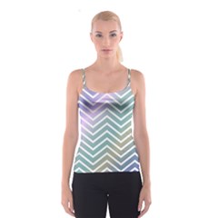 Zigzag Line Pattern Zig Zag Spaghetti Strap Top by Nexatart