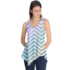 Zigzag Line Pattern Zig Zag Sleeveless Tunic by Nexatart