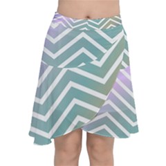 Zigzag Line Pattern Zig Zag Chiffon Wrap by Nexatart